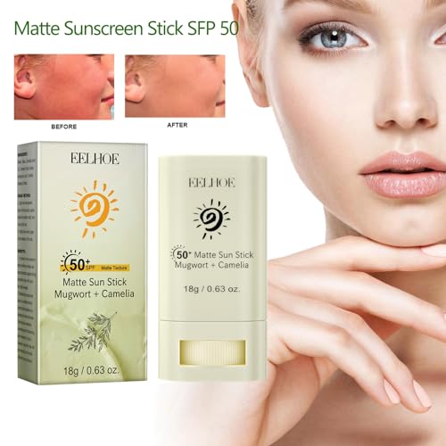 Rosarden Sun Stick, Matte Sunscreen Stick, Face Sunscreen SPF 50, Body Sunscreen Stick, Travel Size Sunscreen For Women - 0.63 oz