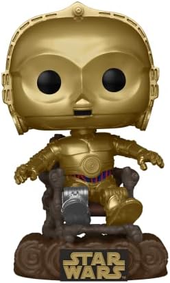 Funko Pop! Star Wars: RotJ 40th - C-3PO - C3P0 in Chair- Figurine...