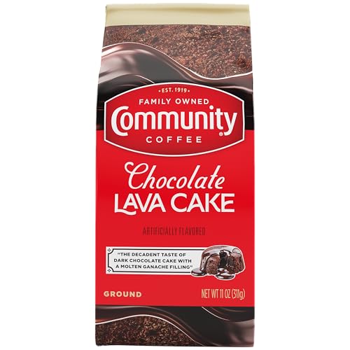 Image of Community Coffee Chocolate Lava Cake Flavored Ground Coffee, 11 Ounce (Pack of 1)