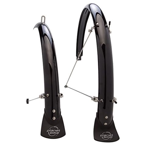 Planet Bike Hardcore Bike Fenders, 700c x 45mm , Fits Up to 35mm Tires Cover