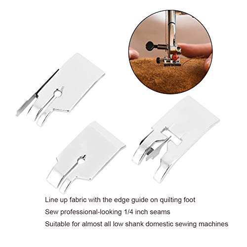 Pie para máquina de coser quilting 1/4 pulg 3 piezas miniatura 4