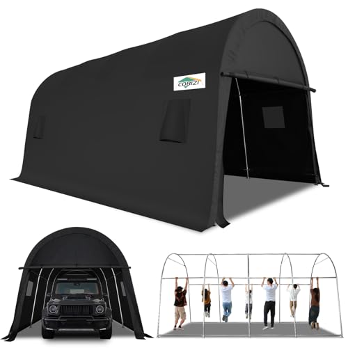 COBIZI Carport 12x20 Heavy Duty Storage Shelter Shed Portable Garage with All-Steel Metal Frame &...