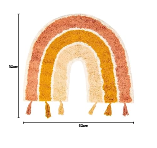 Sass & Belle Earth Rainbow Rug With Tassels - Image 2