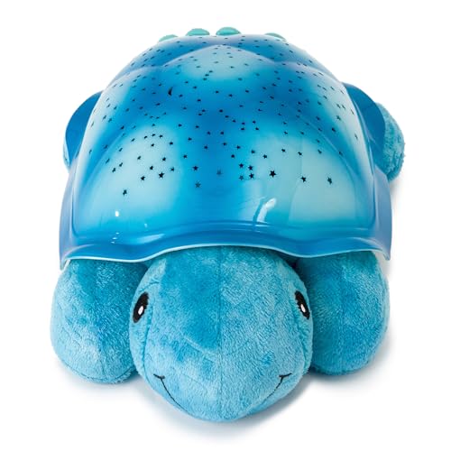 Cloud b Luz nocturna relajante Proyector de estrellas | 3 colores | 8 Constelaciones | Apagado automático | Tortuga Twilight Azul