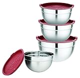NO OCUPA ESPACIO. Se guardan unos dentro de otros.CON MEDIDOR de volumen para elaborar recetas.