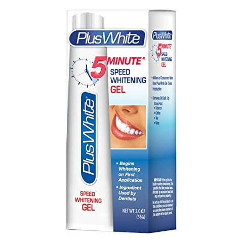 Plus White Speed Whitening Gel - Works in 5 Minutes - Professional Teeth Whitening w/Dentist Approved Ingredient (2 oz) Cover