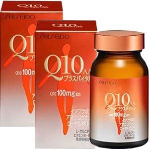 Shiseido Q10AA Plus Vital, 90 Tablets x 2 Packs 498741533601
