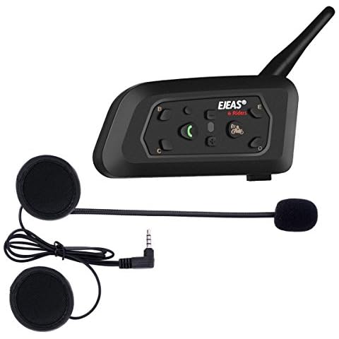 Auriculares Intercomunicador Moto Bluetooth Ejeas V6 Pro Cover