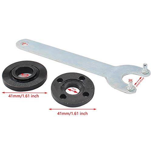 Applianpar Grinder 5/8-11 Flange Angle Spanner Metal Lock Nut Wrench Kit For Dewalt Milwaukee Makita Black & Decker 193465-4 #TOP1