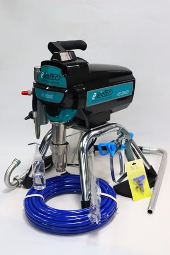 Image of Painter Spray Gun (Label) Airless Paint Sprayer Gun for Wall Paint, Furniture Paint, PU, Epoxy, Resins or Hardner & Heavy Duty Material (AS-2800), 2500W, 220V /50Hz