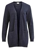 Offene Strickjacke Vila Damen Viril L/S Open Knit Cardigan-noos Strickjacke, Pine Grove/MELANGE, M