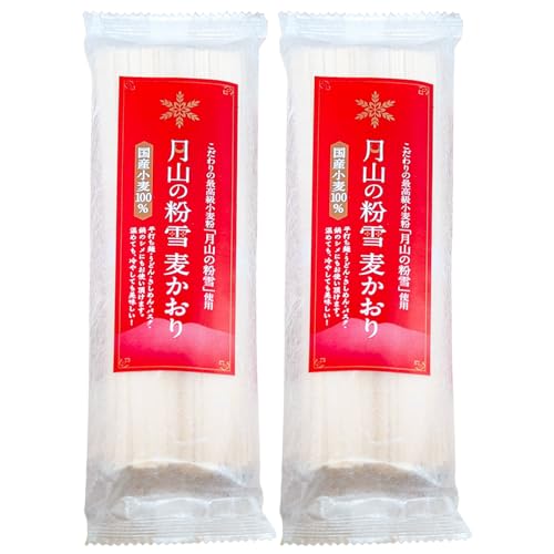 月山の粉雪 麦かおり(干しうどん) 90g×2束×2袋 アインテック株式会社
