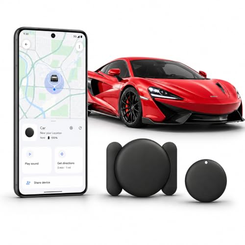 JNLIK GPS Tracker for Vehicles,Magnetic Waterproof Car Tracker, No Monthly fees, Mini Portable GPS...
