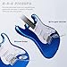 Tostar Electric Guitar Full Size Kit Stratocaster for Beginners 6 String with Amp HSS Pickup with Gig Bag,Capo,Tremolo,Tuner, Strap, Picks Blue Electric Guitars Set 39