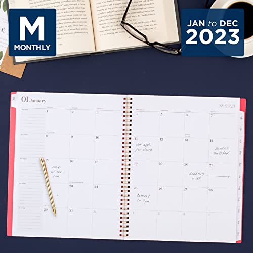Cambridge 2023 Monthly Planner, 8-1/2" X 11", Large, Workstyle, Pink (1606-900-27) #TOP1