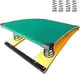 Katzowen Adult Springboard for Gymnastics, Green Vault Springboard - 4 Steel Spring Included, for School/Gymnastics Center/Practice Obstacle Courses