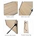Zerodis Stadium Seat, Folding Chair Cushion with Back Support Portable Backrest Chair for Outdoor Camping Hiking Fishing (Khaki)
