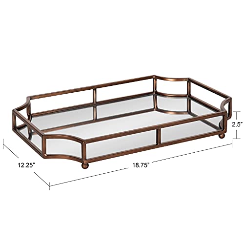 Kate And Laurel 221638 Ciel Modern Scalloped Tray thumb #5