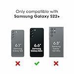 OtterBox Galaxy S22+ Commuter Series Case - BLACK, slim & tough, pocket-friendly, with port protection - Image 5