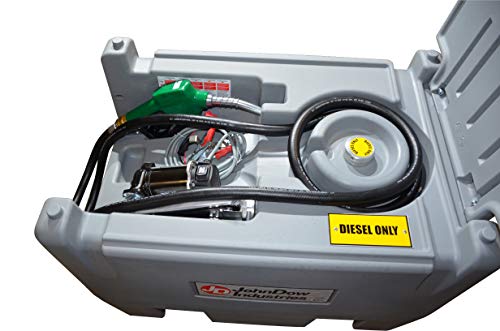 JohnDow Industries JDI-AFT58, 58 - Gallon Diesel Transfer Tank with Built in 12 volt Electric Pump and Automatic Shut Off Nozzle - Thumbnail 6