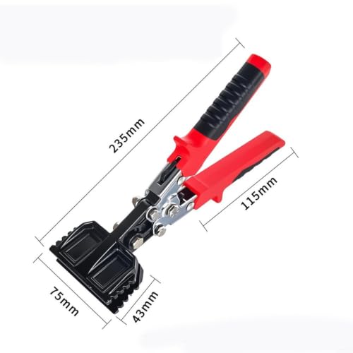 Alicates herramienta plegable pico de pato mandíbula plana recta de 150mm 7