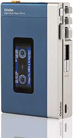 Reproductor de música HiFi estilo cassette Oriolus DPS-L2 con DAC ES9038 PRO USB, DSD256, 384kHz/32Bit, salidas 3.5+3.5 y 4.4mm, look clásico