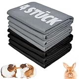 4 Stück 50x40cm Pipipads für Meerschweinchen, waschbare saugstarke PIPI Matte und Wiederverwendbare Käfigeinlage, Meerschweinchen Zubehör für Hamster, Kaninchen und Kleintiere, Käfig, Sofa und Boden