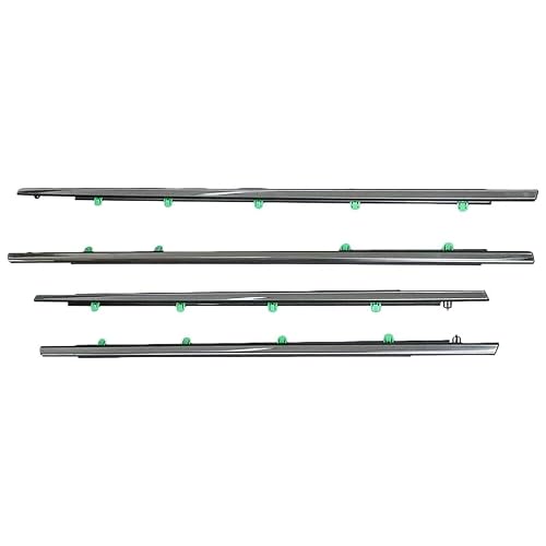 Mzxygkli For 2012-2016 Car Window Weather Strip For Crv Outer Window Weatherstrips Rubber Door Moulding Trim Glass Seal Belts(For 2012-2016)