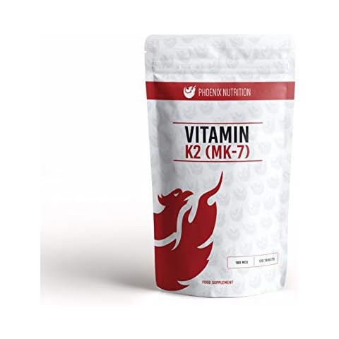 Vitamin K2 (MK-7) 100mcg x 360 Tablets by Phoenix Nutrition Cover
