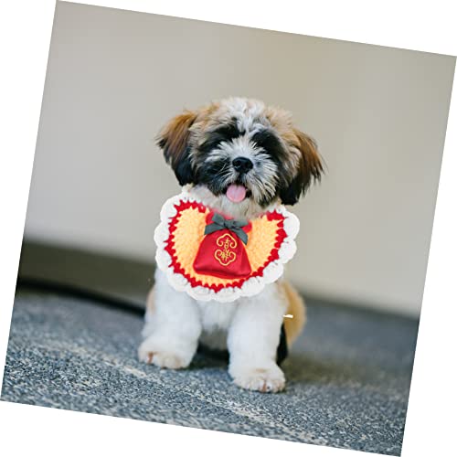 Balacoo Acessórios Para Cães De Estimação Cachorrinho Grande Fortuna Cachecol Decorativo Pequeno Méd
