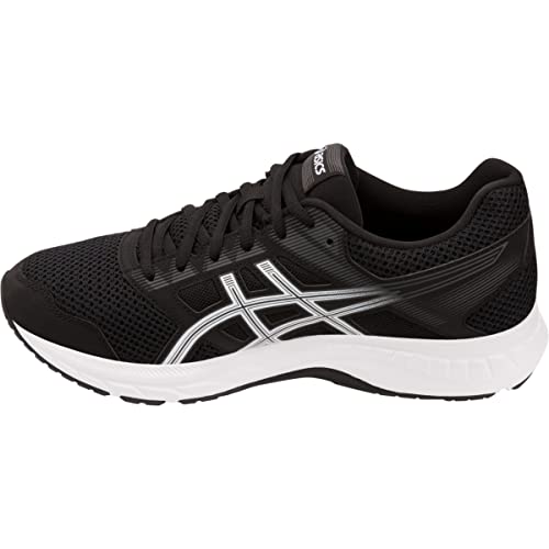 Asics Men's Gel-Contend 5 Running Shoes, 11.5, Black/White #TOP1