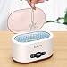 Ultraschallreinigungsgerät Brille 650ml, 45kHz Brillenreinigungsgerät mit 5-stufigem Digital-Timer, abnehmbares 1,5 M-Kabel, SUS304-Behälter, Ultraschallgerät zum Reinigen von Brillen, Uhren