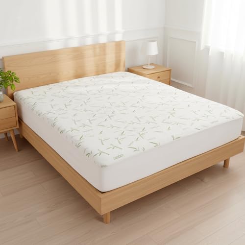 H HANSEL HOME Protector Colchón Bamb