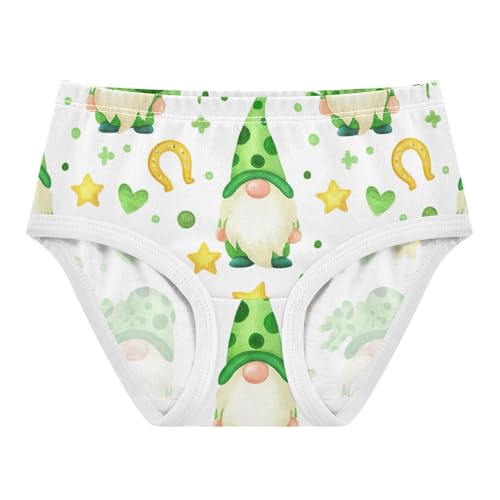 Cotton Toddler Girls Underwear Cute Gnomes Green St Girl Panties Cute Print Kids Briefs Undies 2t