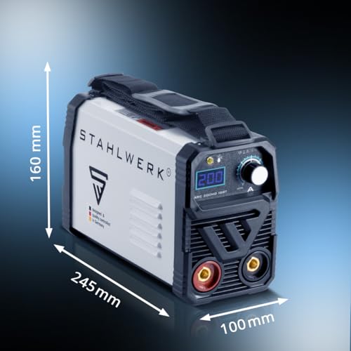 Stahlwerk Saldatrice Arc 200 Md - Compatta, Leggera, Portatile, Dc Mma, E-Hand, 200 A, Scheda Singola Igbt, Avviamento A Caldo, Antiaderente E Funzione Tig Opzionale - 9