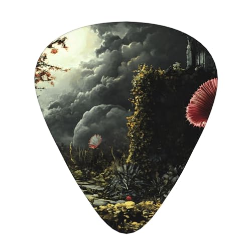 Wzywhj The Venus Flytrap Waits Picture Guitar Pick Easy Grip Uke Picks Comfortable Feel, Ukulele, Acoustic And Electric Guitar，Guitar Plectrums 12'S