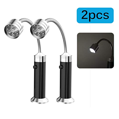 DeeCozy 2pcs Barbecue Grill Light, Magnetic 360 Degree Adjustable BBQ Light Weather Resistant Grill Lights, Ultra-Bright LED Barbecue Grill Light Adjustable BBQ Light