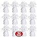 Beistle Metallic Wrapped Balloon Weight - White Pack of 12