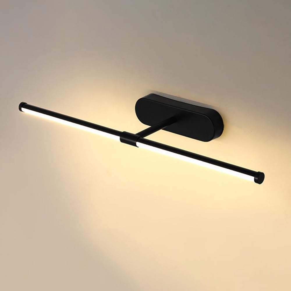 Jadssox Lampada for quadri lineare da parete, apparecchio di illuminazione a LED for bagno su specchio, lampade minimaliste for specchietti cosmetici, luci for poster, lampada for quadri(60cm)
