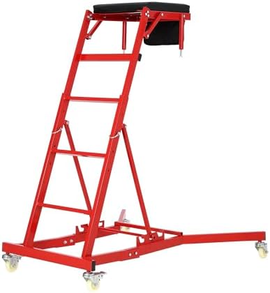 EliteEdge Adjustable Automotive Creeper - Heavy Duty 400LB Capacity Mechanic