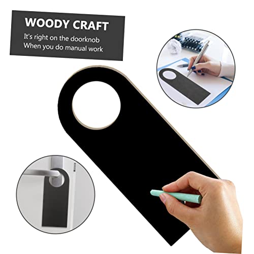 Buying Guide TEHAUX 6pcs Door Hanger Black Chalkboard Doorknob Sign