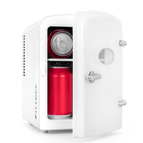 Citybee Mini Kühlschrank Fridge 4L - Kühlschränke klein 12V 230V Läuft Leise Geeignet für...