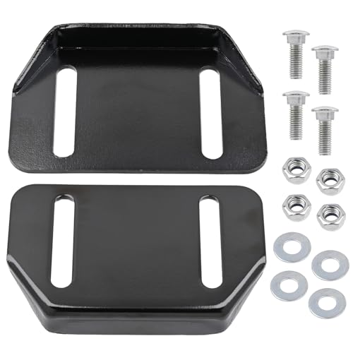 SYSKANT 784-5580 Skid Shoes for MTD 784-5580-0637 Snow Thrower Slide Shoes with Mounting Hardware Fits for Cub Cadet Yardman SnowBlower (2 Packs)