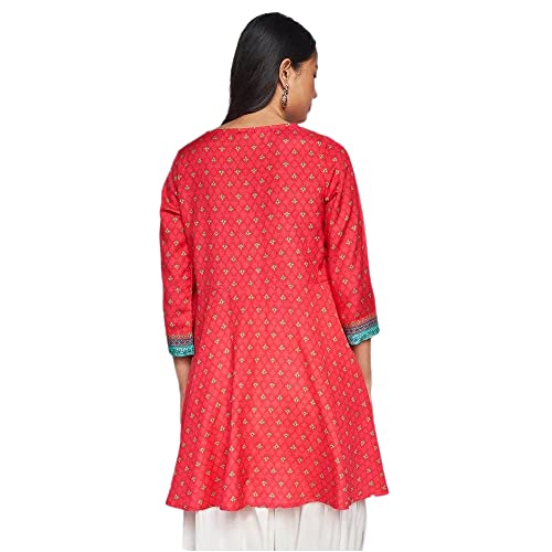 Image of global desi Women's Viscose Regular Tunic Shirt