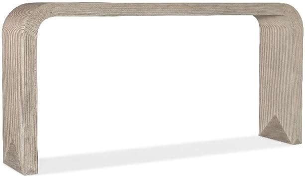 Hooker Furniture Commerce & Market Delta Console Table in Light Brown Wood