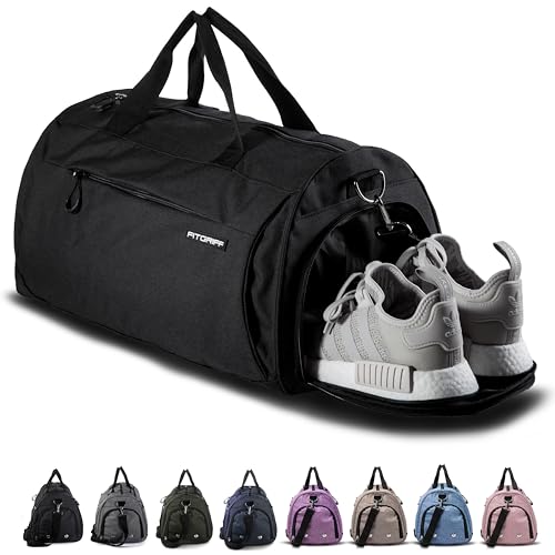 Fitgriff® Gym Bag for Men & Women with Shoe &