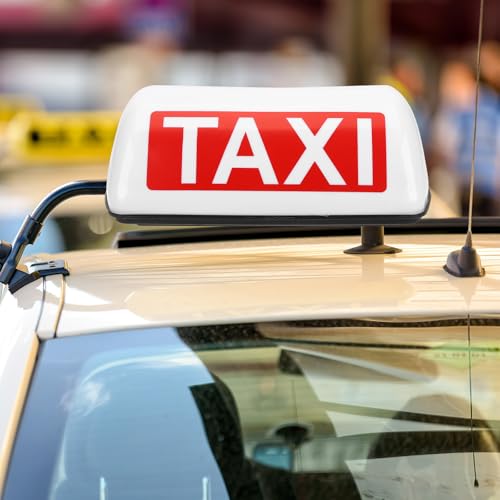 Letrero de taxi LED retro con diseño de plástico resistente y forma delicada 7