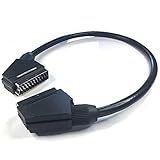 dvd videorecorder kombigerät neu Was Sie erhalten: 1 Packung 0,5 m Euro-Scart-Stecker auf Euro-Scart-Stecker.