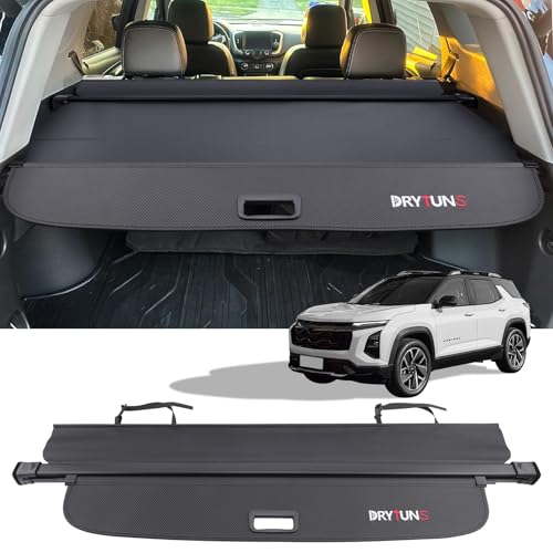 Drytuns Cargo Cover for Chevy Equinox 2025 2026, Retractable Trunk Cover for GMC Terrain 2025-2026, Trunk Privacy Shade w/Extension, Not for EV Model