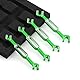 KEEDA 4PCS RC Aluminiumlegierung Schraubenschlüssel, 3.0/3.2/3.5/3.7/4.0/5.0/5.5/6.0mm Kugelendentferner RC Kugelgelenk Werkzeug für RC Modell Auto Boot RC Drone (Grün)
